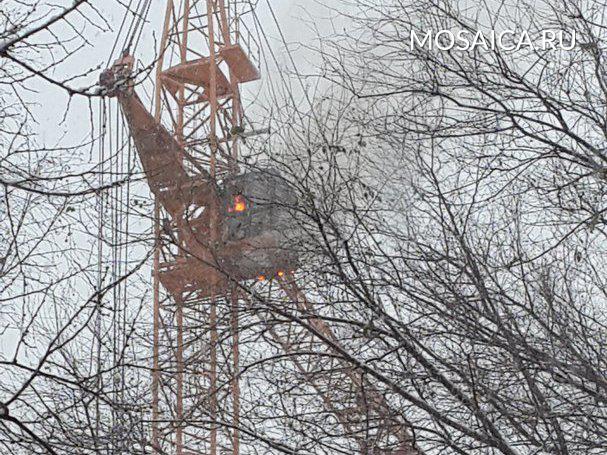 На улице Автозаводской в Ульяновске зажегся башенный кран